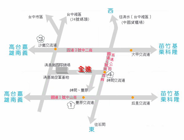 地理位置圖